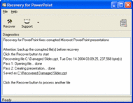 Recovery for PowerPoint screenshot